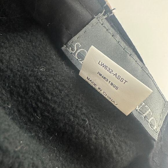 Scala Pronto Womens Quilted Pattern Short Bill Fleece Lined Beige Hat One Size - Picture 6 of 6